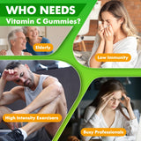 softbear Liposomal Vitamin C Gummies 1000mg with fresh strawberries