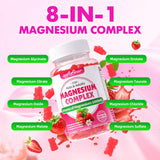 softbear Magnesium Complex Gummies 1000mg showing strawberry flavour