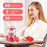 softbear NAC Gummies 1000mg strawberry flavour ingredients list