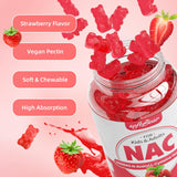 softbear NAC Gummies 1000mg strawberry flavour nutritional information