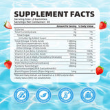 softbear Omega 3 Gummies 1200mg side view showing ingredients