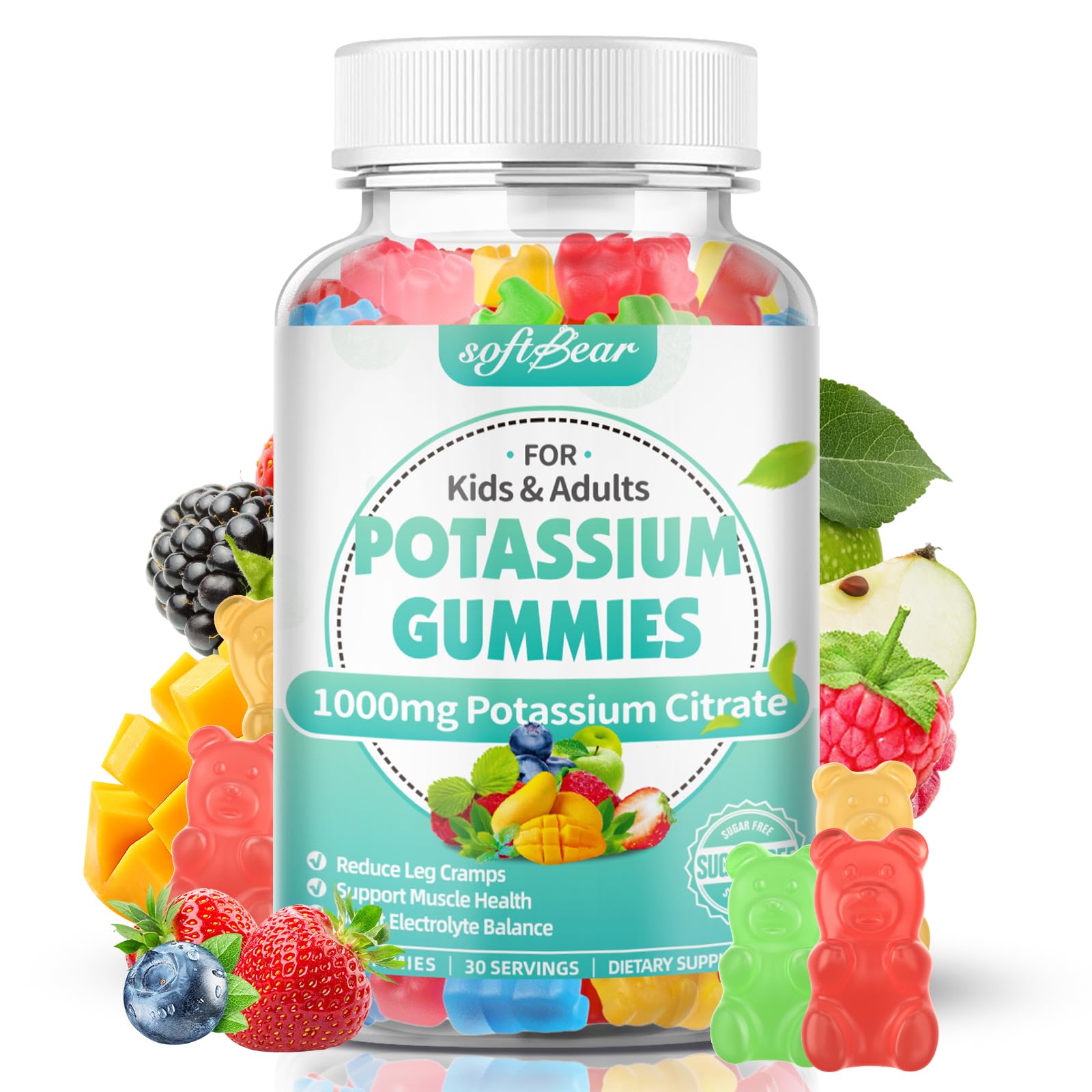 softbear Potassium Citrate Gummies 1000mg lifestyle image
