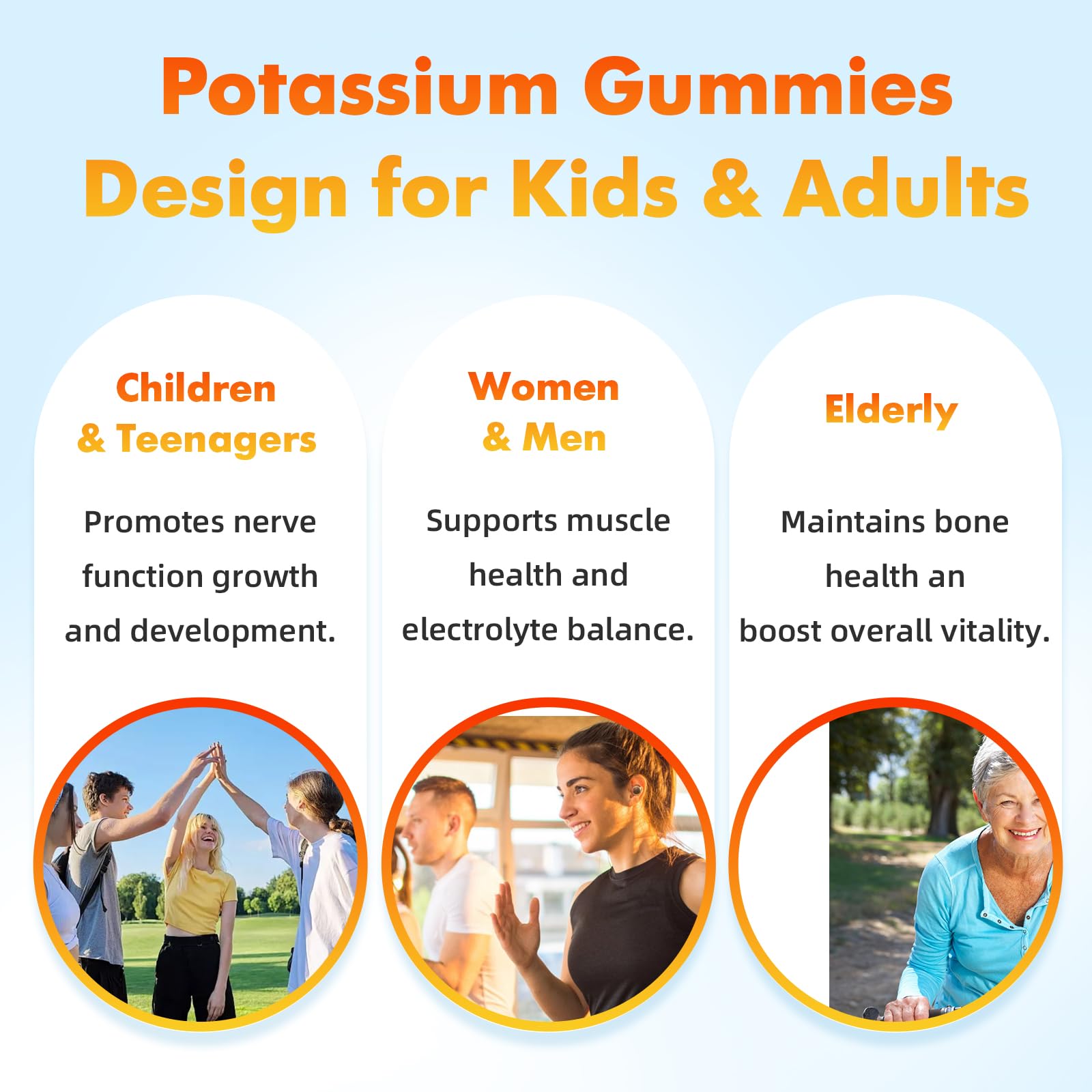 softbear Potassium Citrate Gummies 1000mg on a table