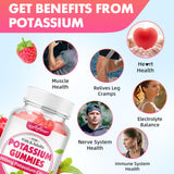 softbear Potassium Citrate Gummies 1000mg side view