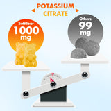 softbear Potassium Citrate Gummies 1000mg side view