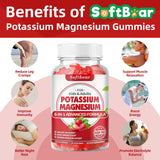 softbear Potassium Magnesium Gummies close-up of gummies