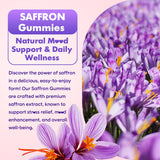 softbear Saffron Gummies close-up of strawberry flavour