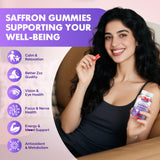 softbear Saffron Gummies in a lifestyle setting
