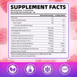 softbear Saffron Gummies raspberry flavour close-up
