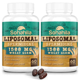 Sohahila Liposomal Spermidine Softgels bottle front view