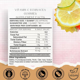 SOHM Vitamin C Gummies nutritional information