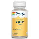 SOLARAY 5-HTP 60 enteric-coated capsules bottle front view