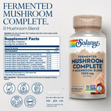 SOLARAY 8 Mushroom Complex Capsules bottle with label