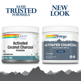 SOLARAY Activated Coconut Charcoal Powder 150g fine powder close-up