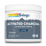 SOLARAY Activated Coconut Charcoal Powder 150g front view