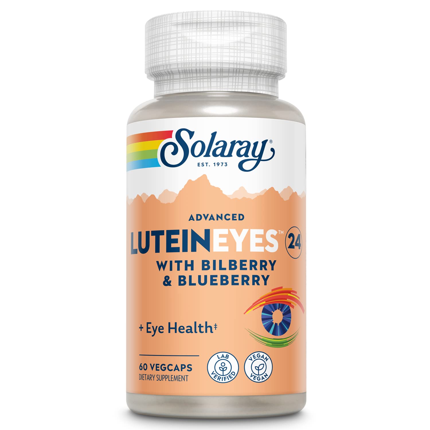 SOLARAY Advanced Lutein Eyes 24 bottle front view