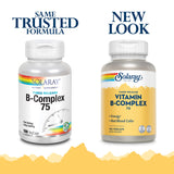 SOLARAY B-Complex 75 Time Release 100 Capsules packaging