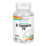SOLARAY B-Complex Capsules open bottle with capsules