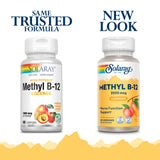 SOLARAY B12 Methyl Lozenge Supplement 2500mcg packaging details