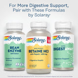 SOLARAY Bean Enzyme bottle with a measuring spoon