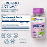SOLARAY Berberine & Bergamot Extract 500mg side view