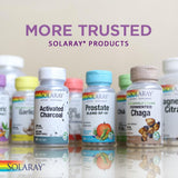 SOLARAY Berberine & Curcumin Capsules 300mg on a wooden table