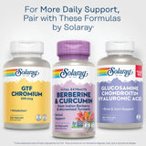 SOLARAY Berberine & Curcumin Capsules 300mg with a measuring spoon