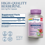 SOLARAY Berberine HCl 500mg supplement side view