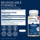 SOLARAY Berberine Supplement capsules in bottle