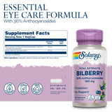 SOLARAY Bilberry Extract 60 VegCaps packaging