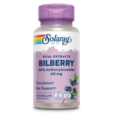 SOLARAY Bilberry Extract 60 vegetarian capsules front view
