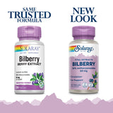SOLARAY Bilberry Extract bottle side view