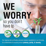 SOLARAY Biotin 5000 MCG Capsules displayed with a plant
