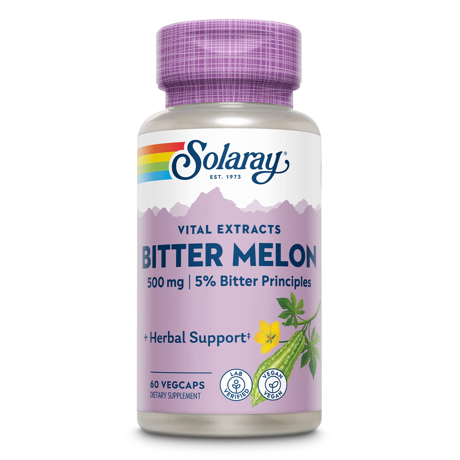 SOLARAY Bitter Melon Fruit Extract bottle front view
