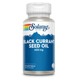 SOLARAY Black Currant Oil Softgels 600mg front view
