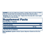 SOLARAY Burdock Root Herbal Cleanse Supplement bottle side view