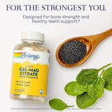 SOLARAY Cal Mag Complex label showing ingredients