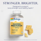 SOLARAY Calcium Bisglycinate Supplement 1000mg bottle with label