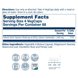 SOLARAY Calcium Citrate 1000mg side view showing label