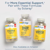 SOLARAY Calcium Citrate 1000mg with Vitamin D-3 capsules in a hand
