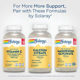 SOLARAY Calcium Citrate 1000mg with Vitamin D-3 capsules packaging details