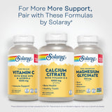 SOLARAY Calcium Citrate 1000mg with Vitamin D-3 ingredients list