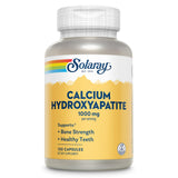 SOLARAY Calcium Hydroxyapatite Supplement 1000mg front view