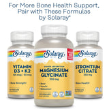 SOLARAY Calcium Magnesium with Vitamin D2 1000mg supplement ingredients list