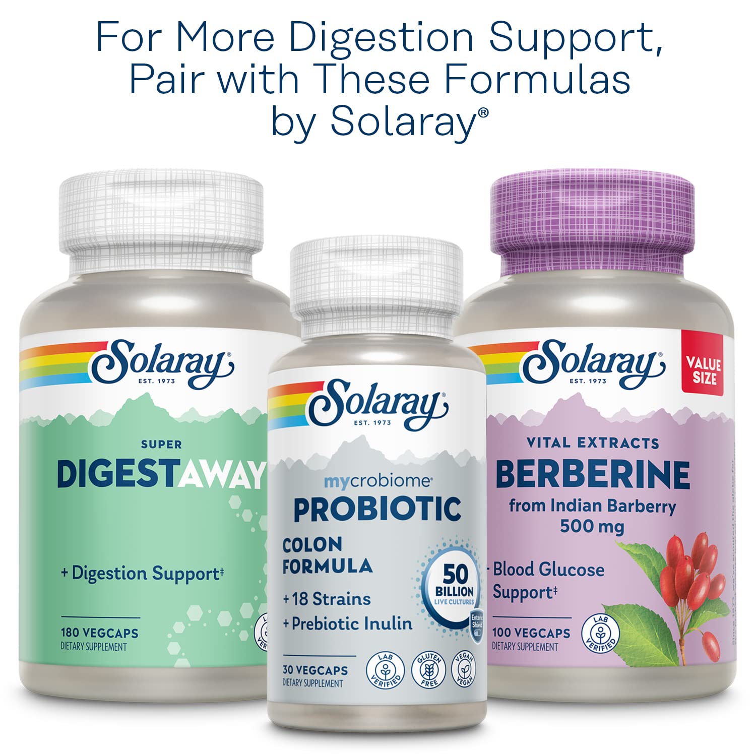 SOLARAY Cayenne Pepper Capsules with a measuring spoon