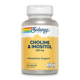 SOLARAY Choline & Inositol Supplement 109g packaging