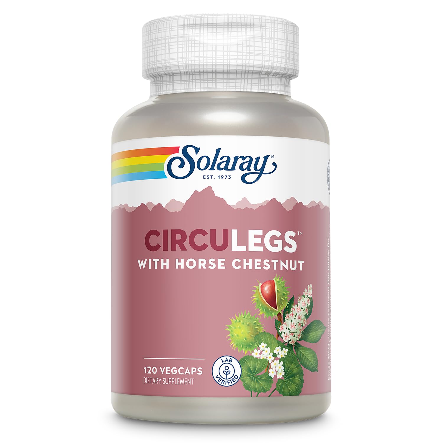 SOLARAY CircuLegs blended vitamin & mineral supplement front view