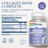 SOLARAY Collagen Bone Complete bottle side view