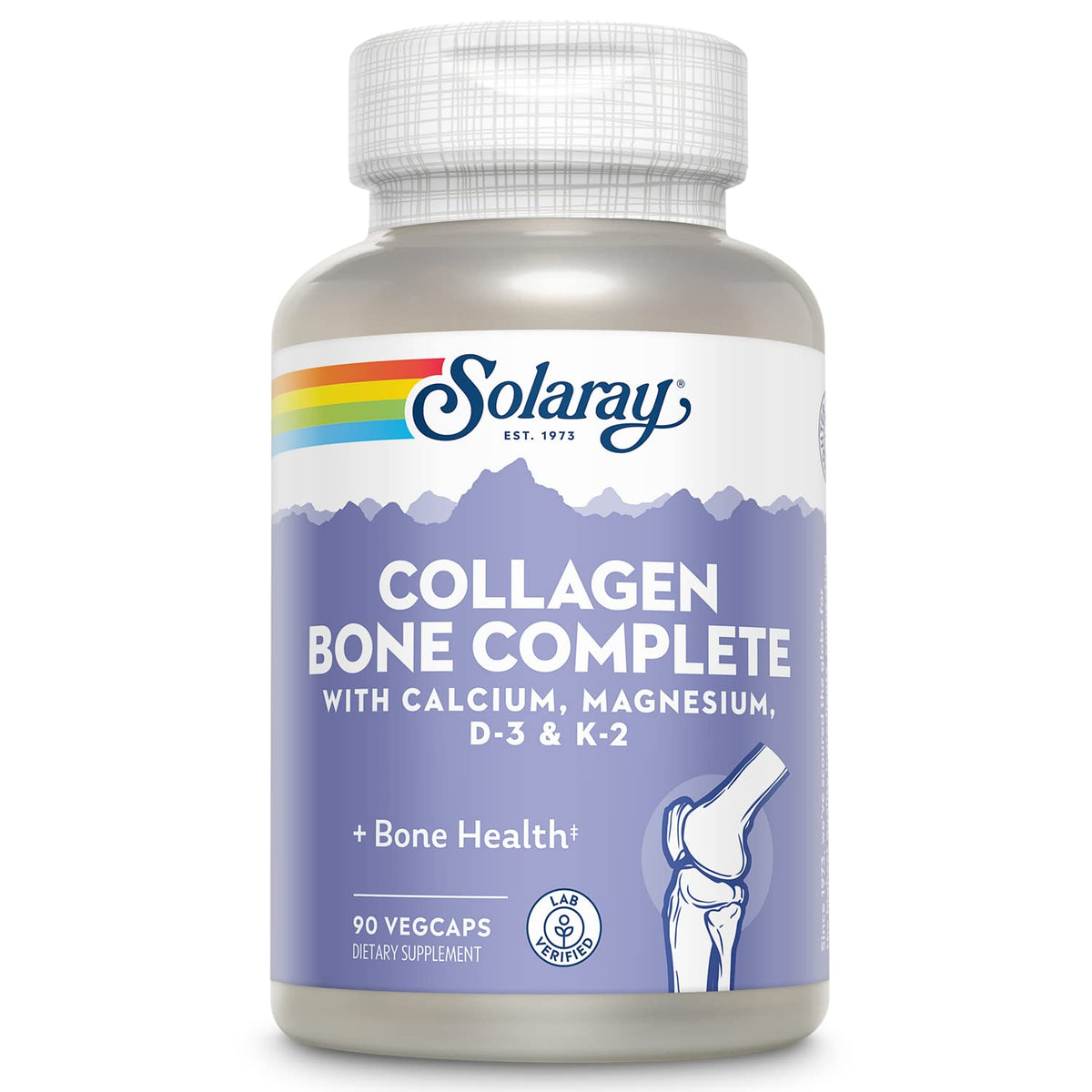 SOLARAY Collagen Bone Complete marine collagen supplement front view