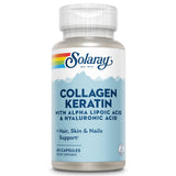 SOLARAY Collagen Keratin Capsules 60 Count front view